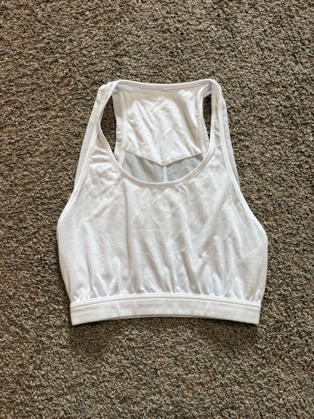 Alo Yoga Mesh Front Runner Tank in White